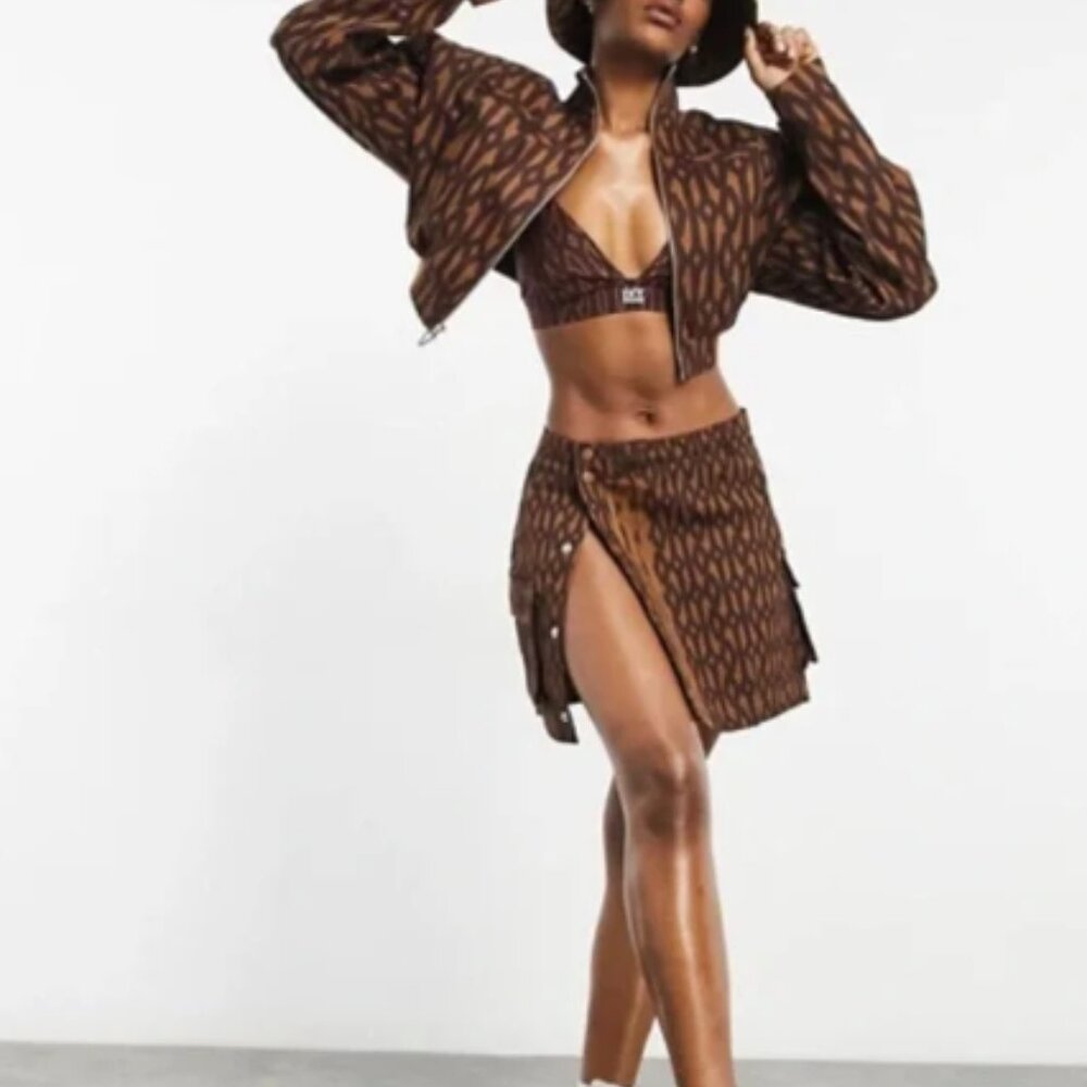 Ivy Park x Adidas Monogram Skirt XS